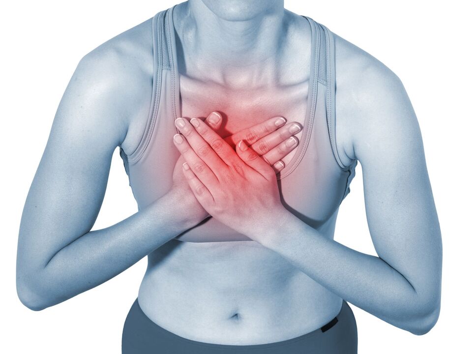 objawy osteochondrozy klatki piersiowej
