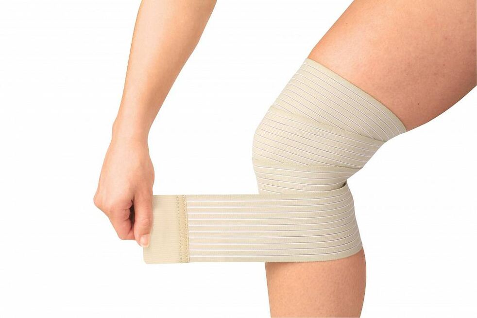 elastyczny bandaż na kolano