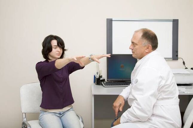 Diagnoza osteochondrozy klatki piersiowej przez neurologa