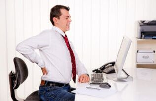 Przy pracy siedzącej ryzyko osteochondrozy jest większe